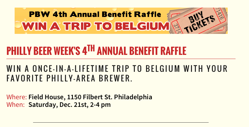 Philly Beer Week Raffle