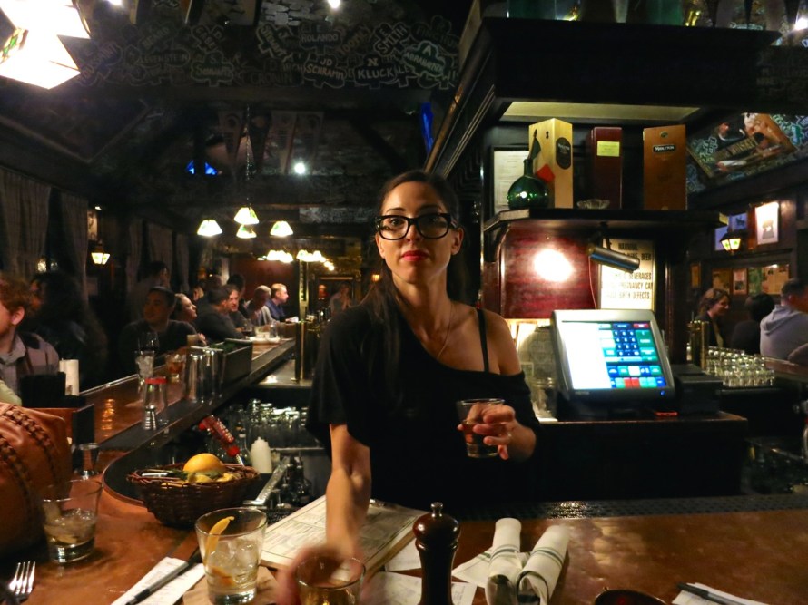 Molly, our bartender for the night.