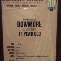 The Classic Cask Bowmore 11 YO