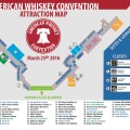 American Whiskey Convention Vendor Map