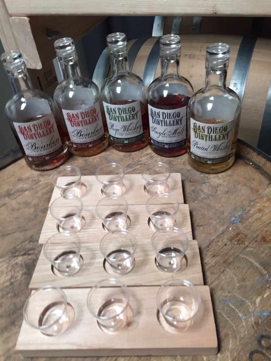 San Diego Distillery - Whiskey Flights