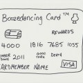 Boozedancing Card